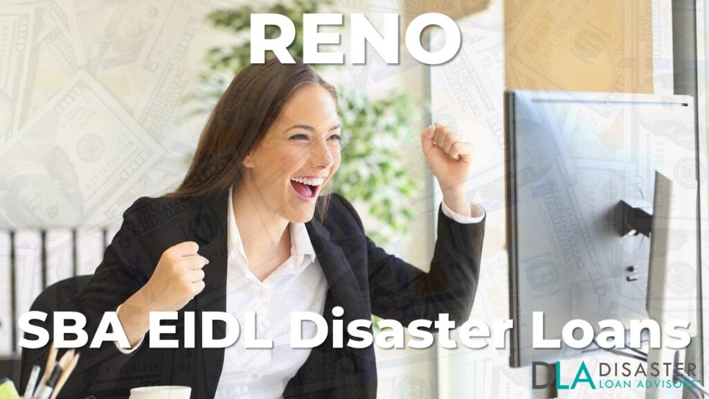 Reno NV EIDL Disaster Loans and SBA Grants in Nevada