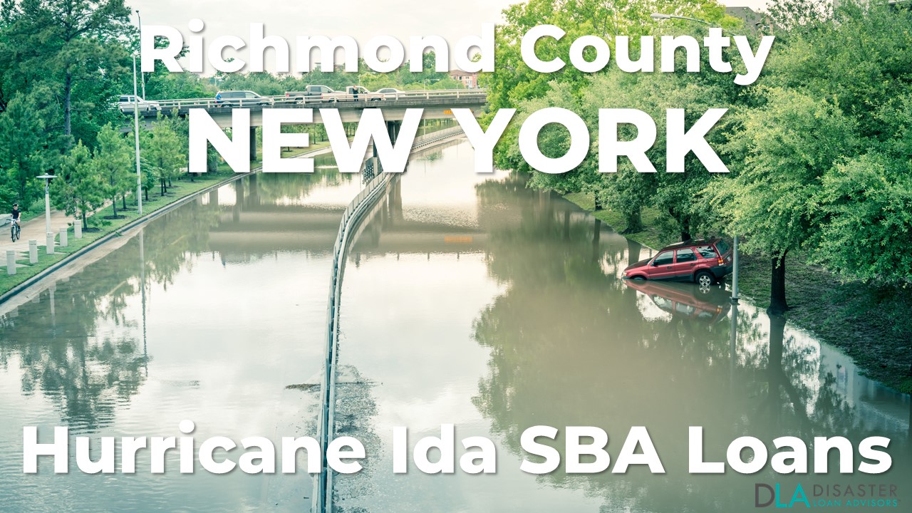 Richmond County New York Hurricane Ida SBA Loans