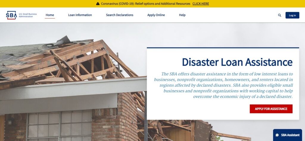 SBA Disaster Loan Assistance Hurricane Ida 2021 Suffolk County New York