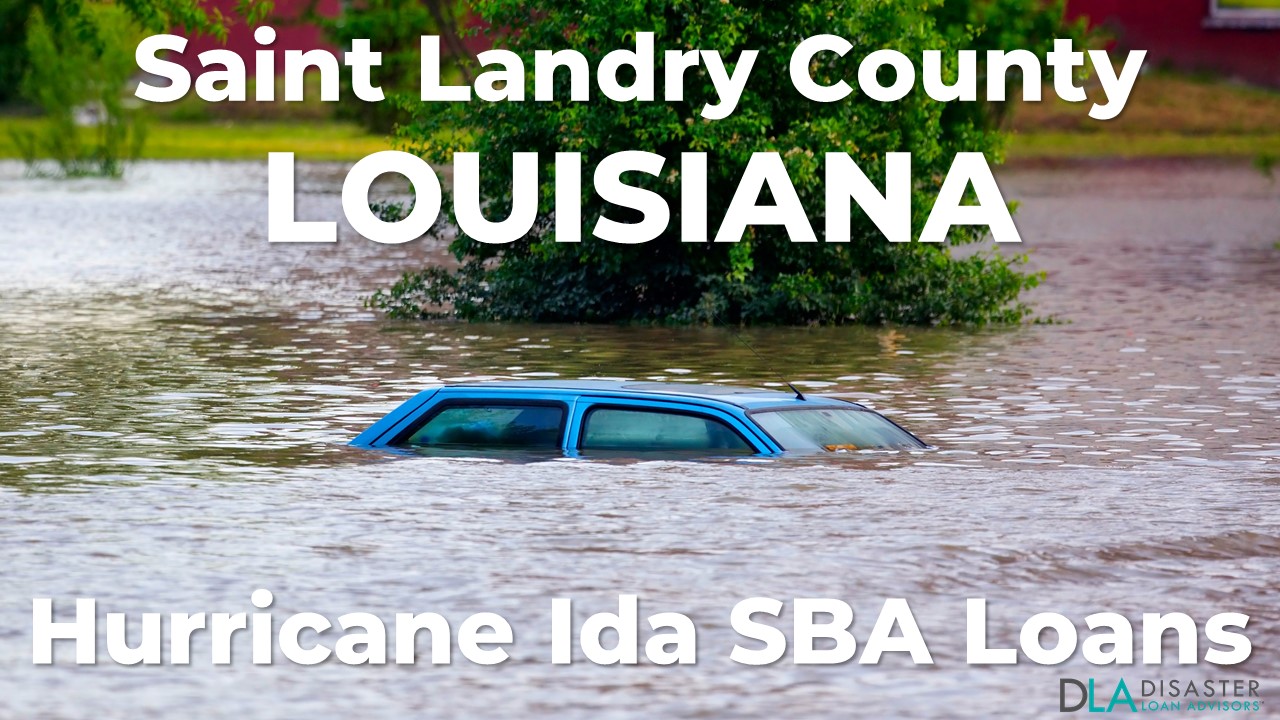 Saint Landry County Louisiana Hurricane Ida SBA Loans