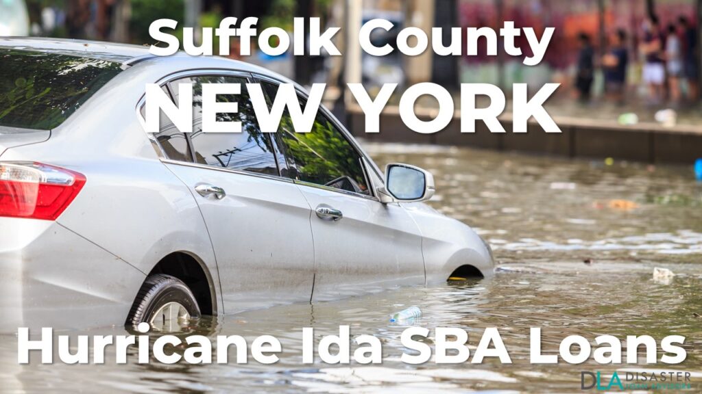 Suffolk County New York Hurricane Ida SBA Loans