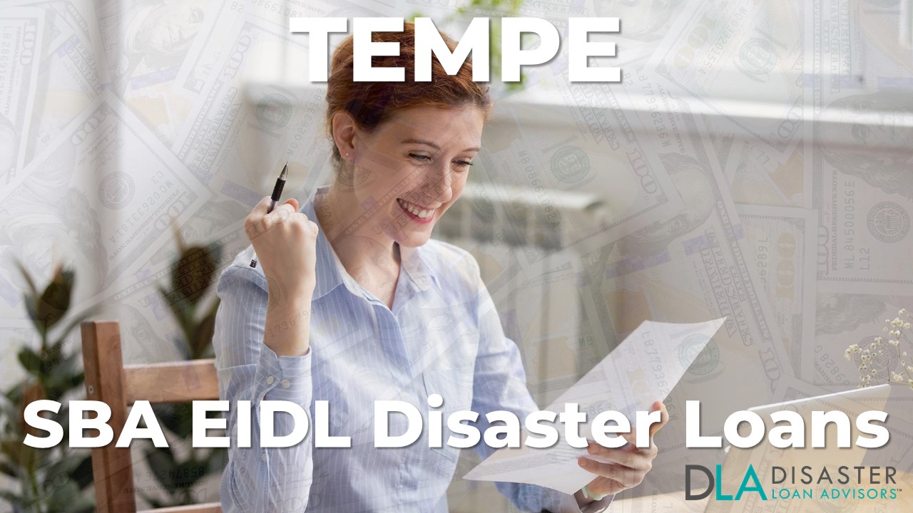 Tempe AZ EIDL Disaster Loans and SBA Grants in Arizona