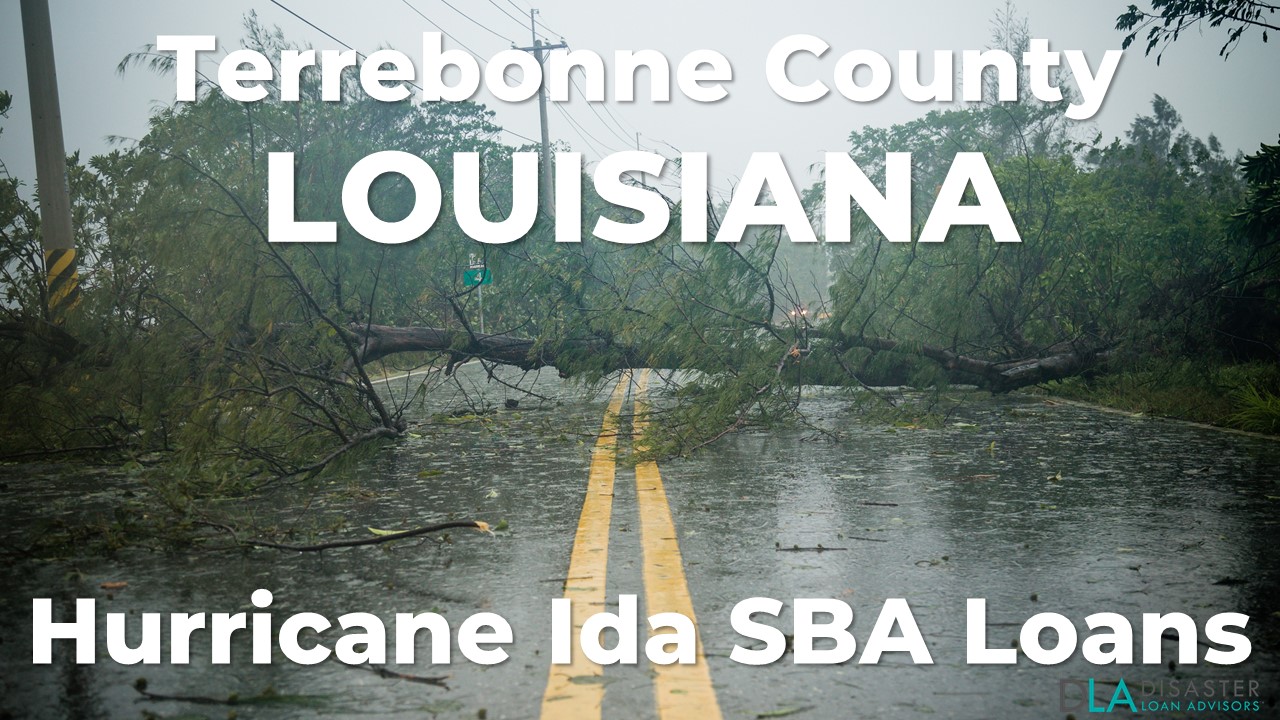 Terrebonne County Louisiana Hurricane Ida SBA Loans
