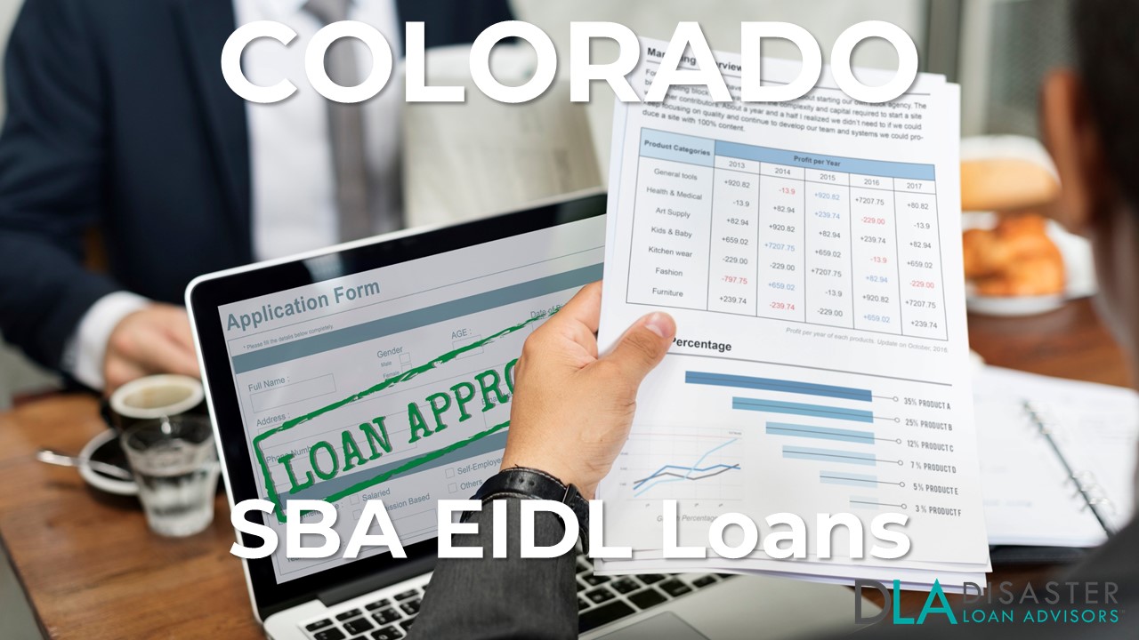 Colorado SBA EIDL Loans