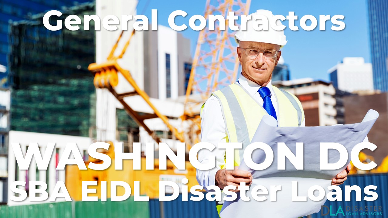 District of Columbia (Washington DC) Construction and Remodeling Industry SBA EIDL