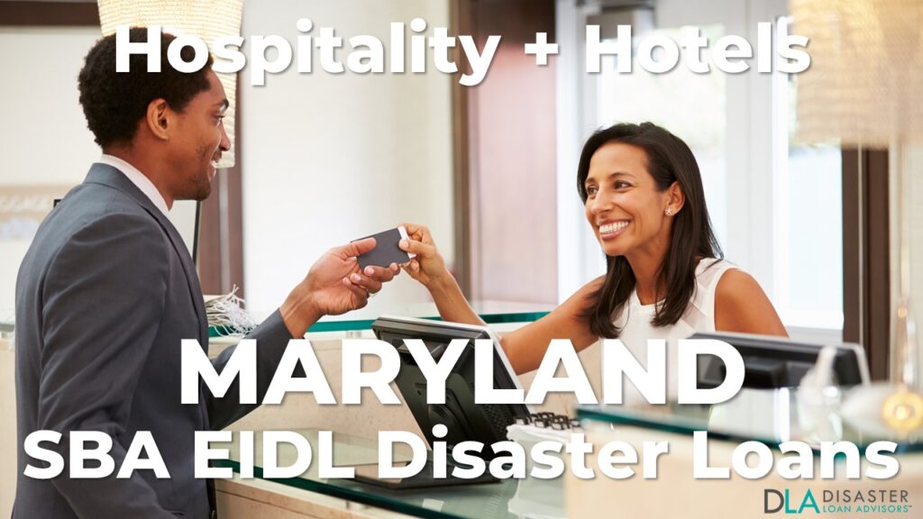 Maryland Hospitality Industry SBA EIDL