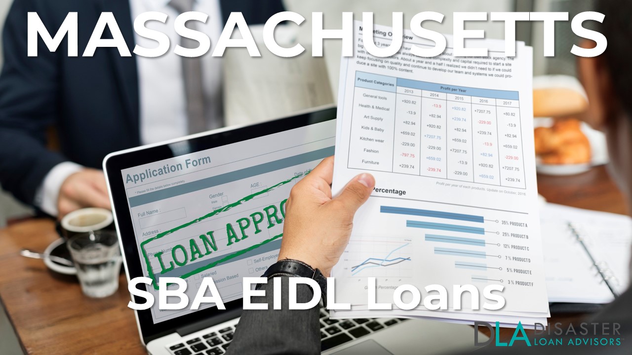 Massachusetts SBA EIDL Loans