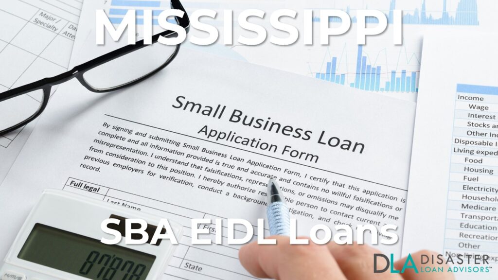 Mississippi SBA EIDL Loans
