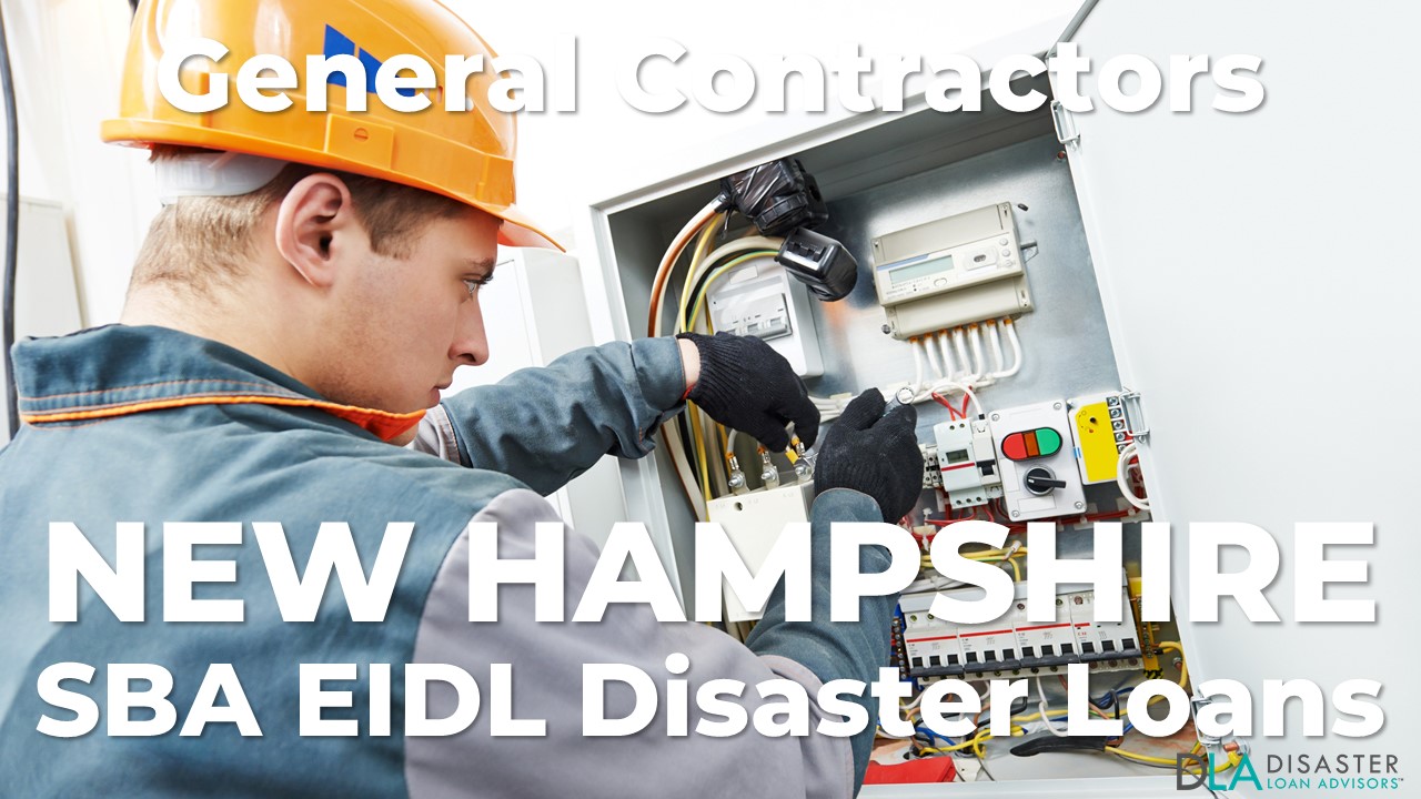 New Hampshire Construction and Remodeling Industry SBA EIDL