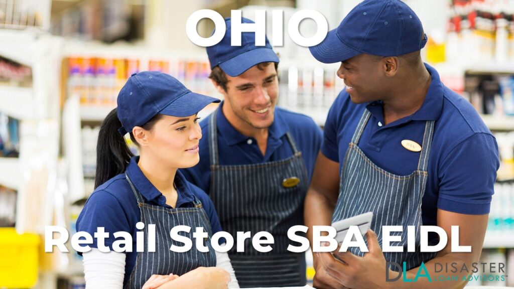 Ohio Retail Store SBA EIDL Disaster Loans for Retailers