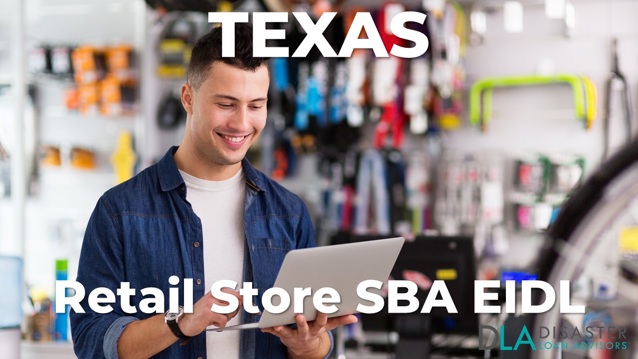 Texas Retail Store EIDL Loans for TX Retailers