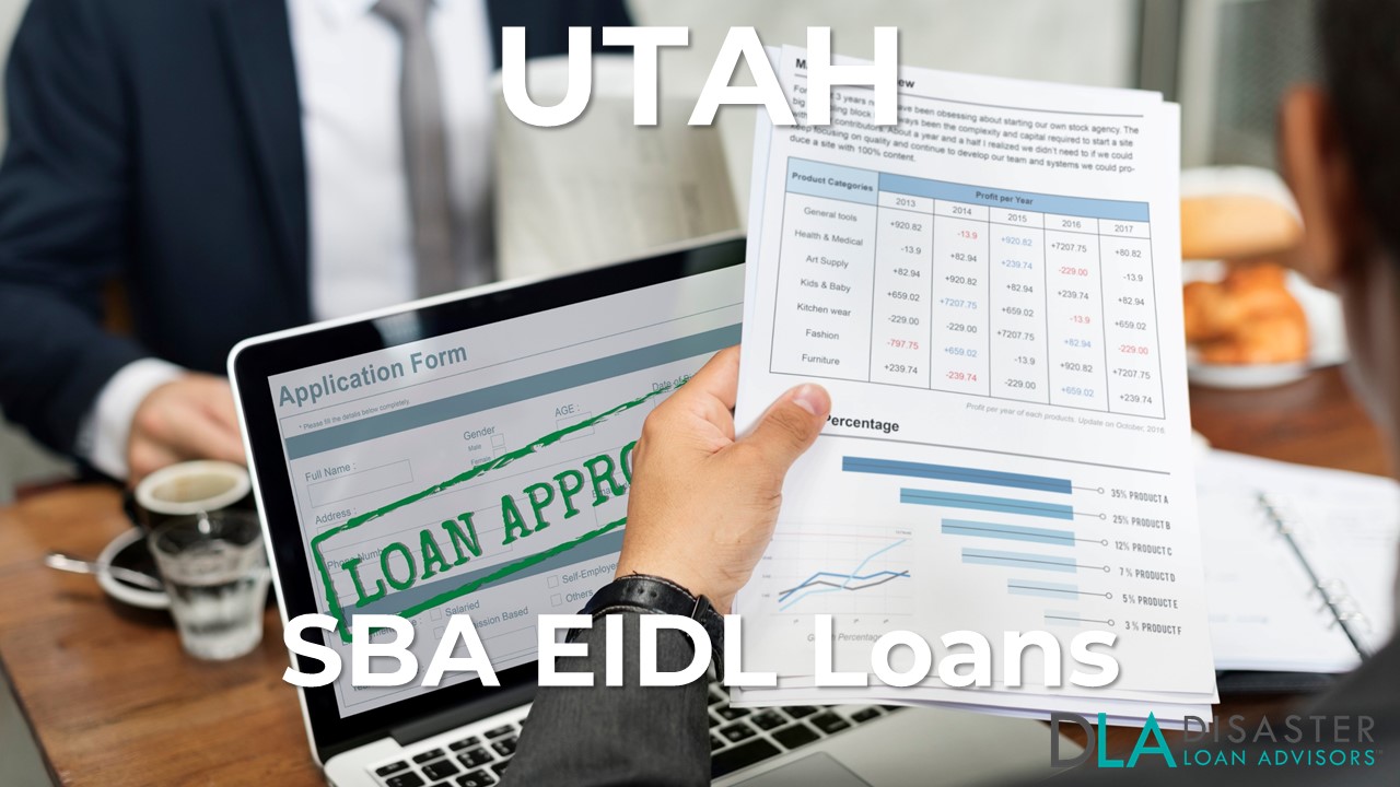 Utah SBA EIDL Loans