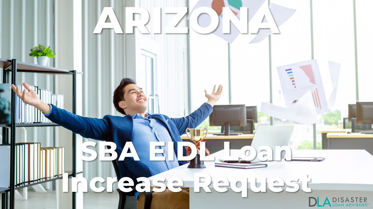 Arizona SBA EIDL Loan Increase Request