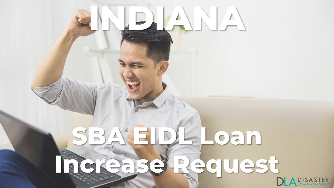 Indiana SBA EIDL Loan Increase Request