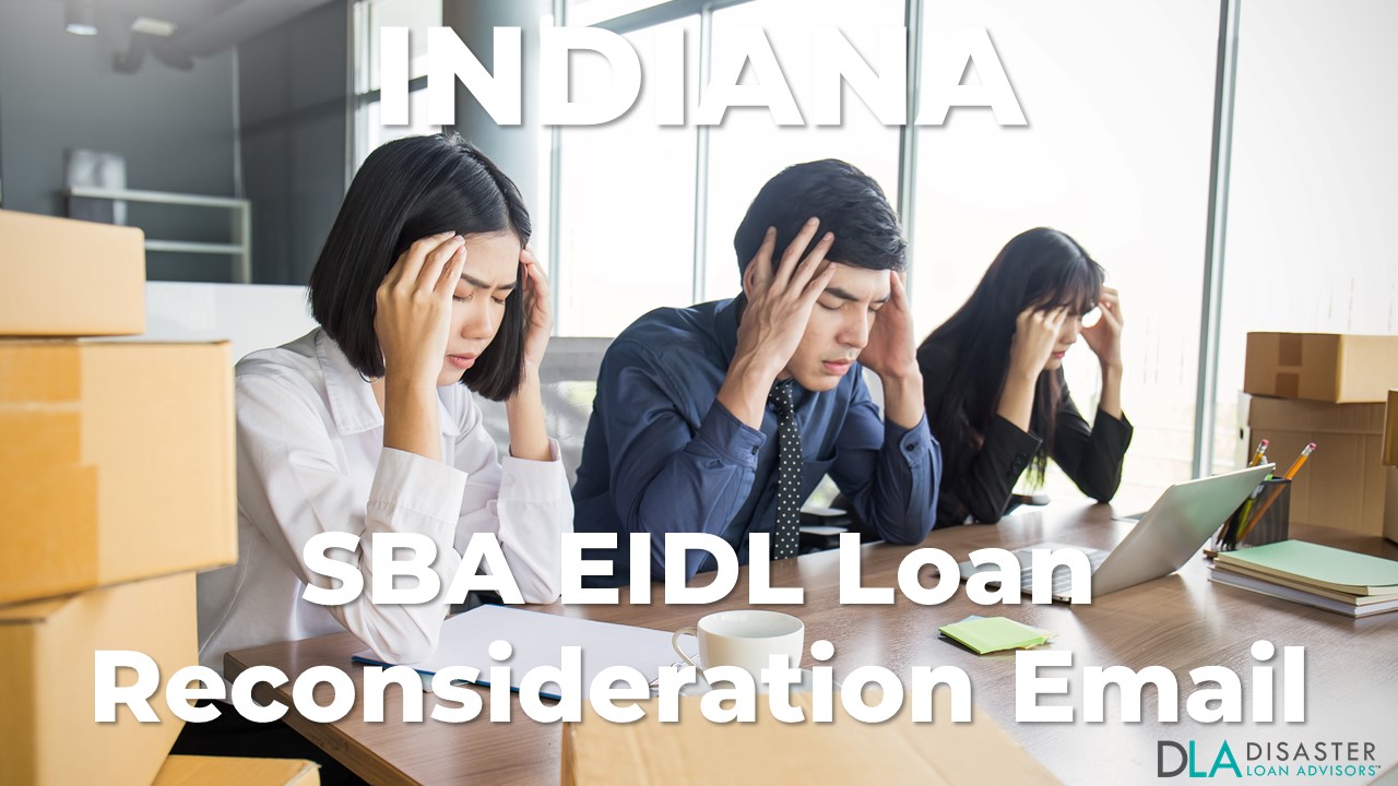 Indiana SBA Reconsideration Email