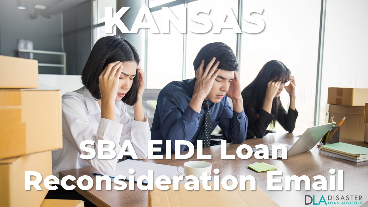 Kansas SBA Reconsideration Email