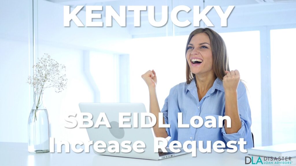 Kentucky SBA EIDL Loan Increase Request