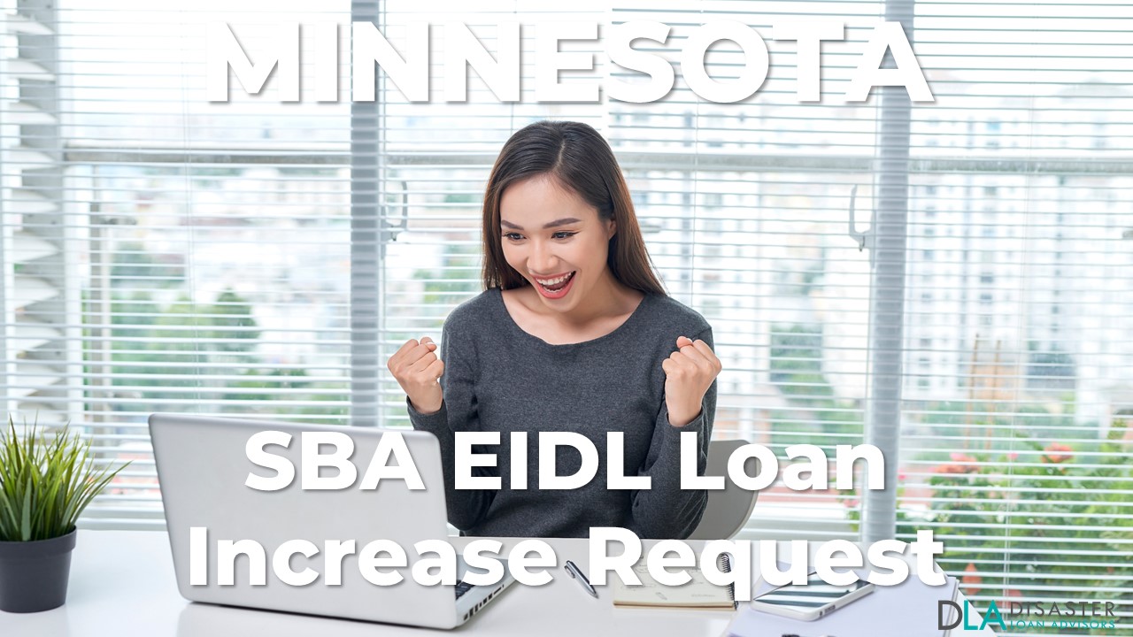 Minnesota SBA EIDL Loan Increase Request
