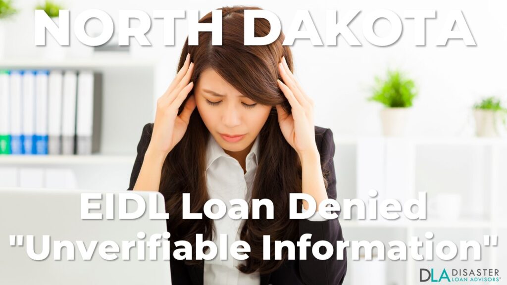 North Dakota EIDL Unverifiable Information