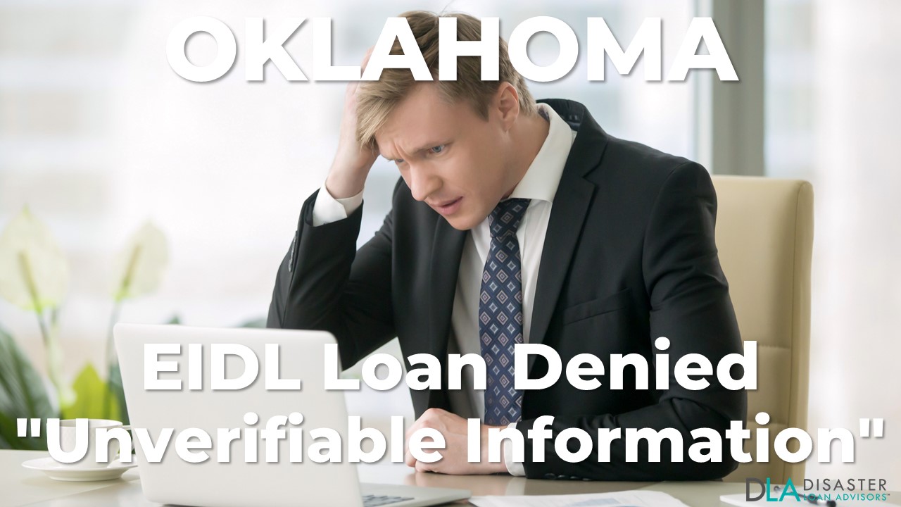 Oklahoma EIDL Unverifiable Information