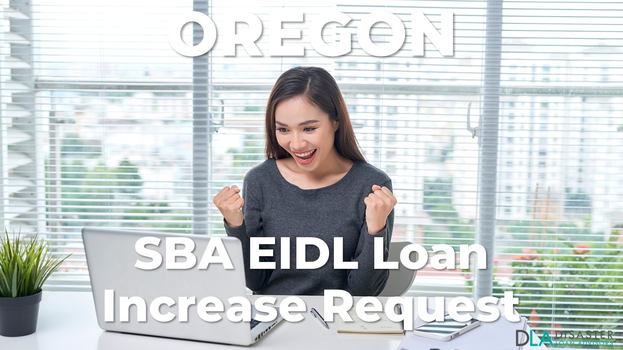 Oregon SBA EIDL Loan Increase Request