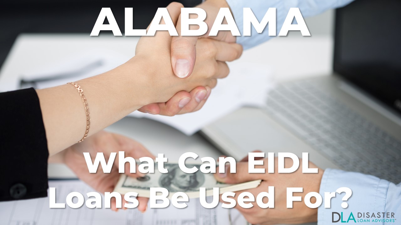 Alabama EIDL Loan Be Used For