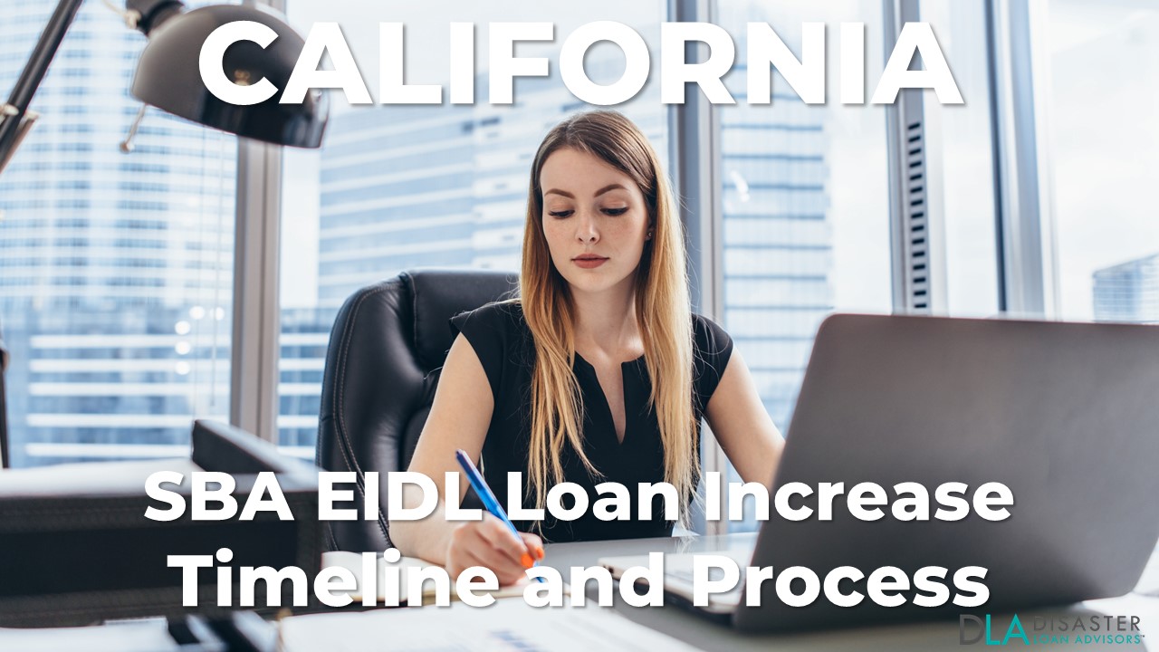 California SBA EIDL Loan Increase Timeline and Process