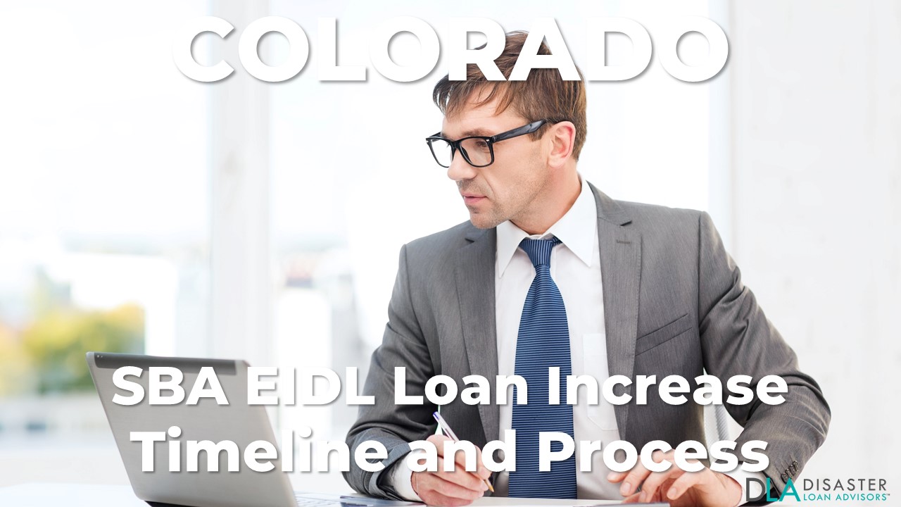 Colorado SBA EIDL Loan Increase Timeline and Process