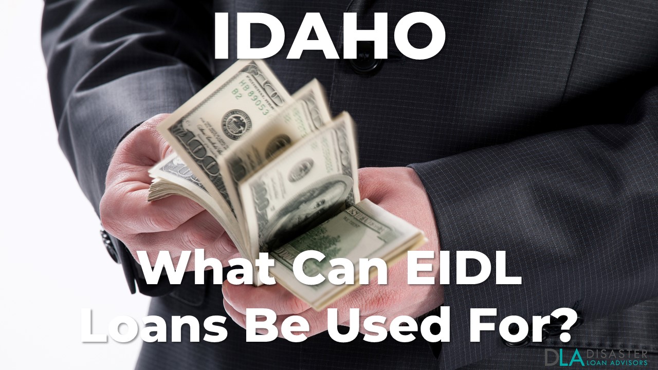 Idaho EIDL Loan Be Used For
