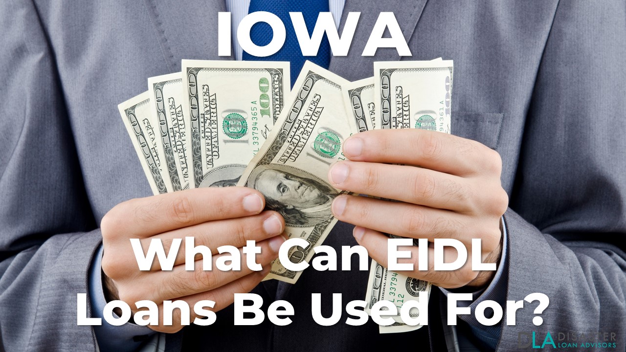 Iowa EIDL Loan Be Used For