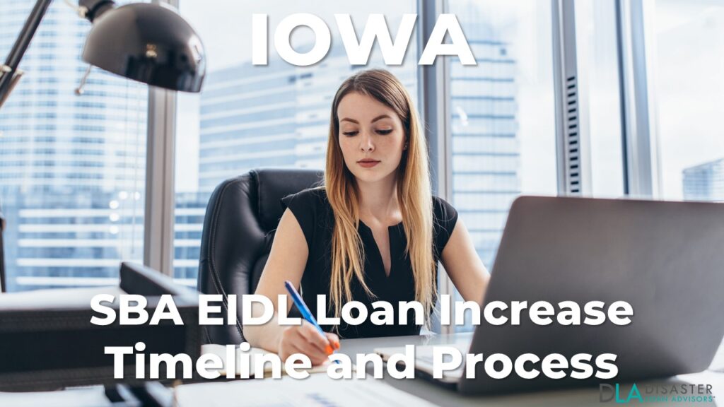 Iowa SBA EIDL Loan Increase Timeline and Process
