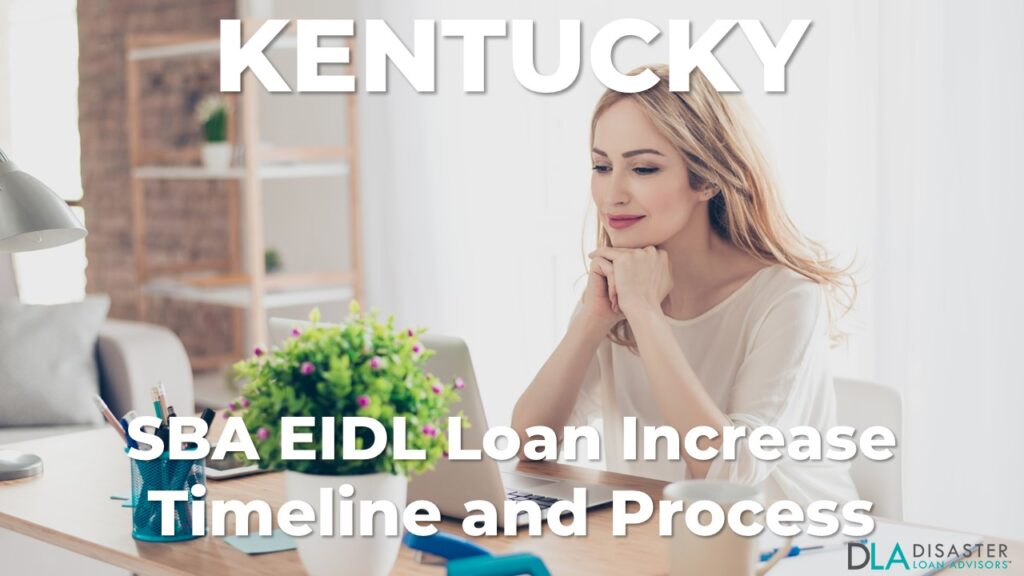 Kentucky SBA EIDL Loan Increase Timeline and Process