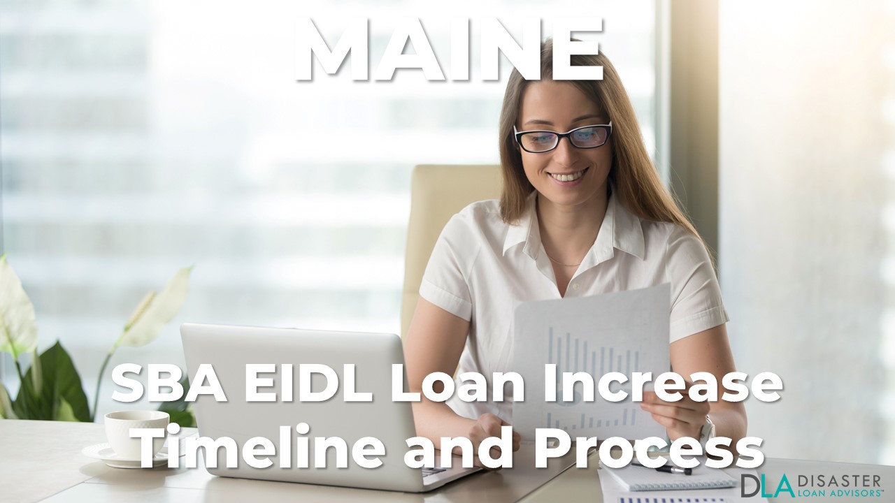 Maine SBA EIDL Loan Increase Timeline and Process