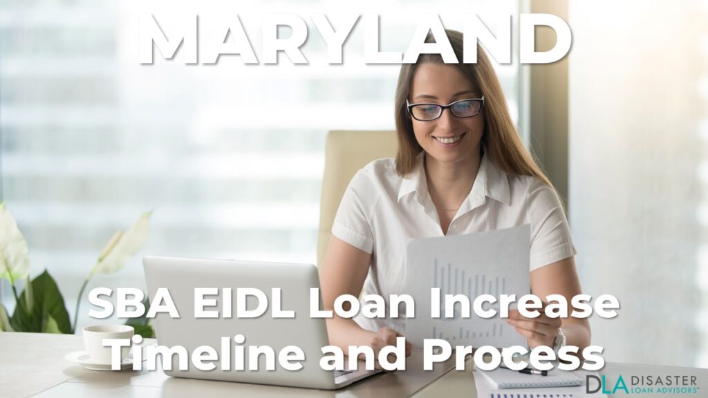 Maryland SBA EIDL Loan Increase Timeline and Process