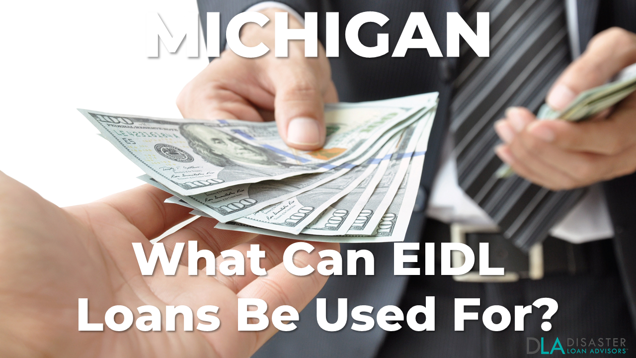 Michigan EIDL Loan Be Used For