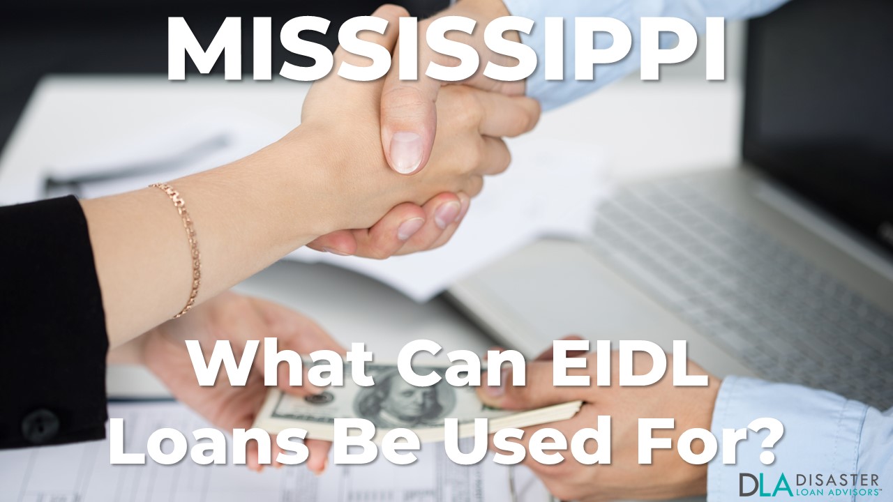 Mississippi EIDL Loan Be Used For