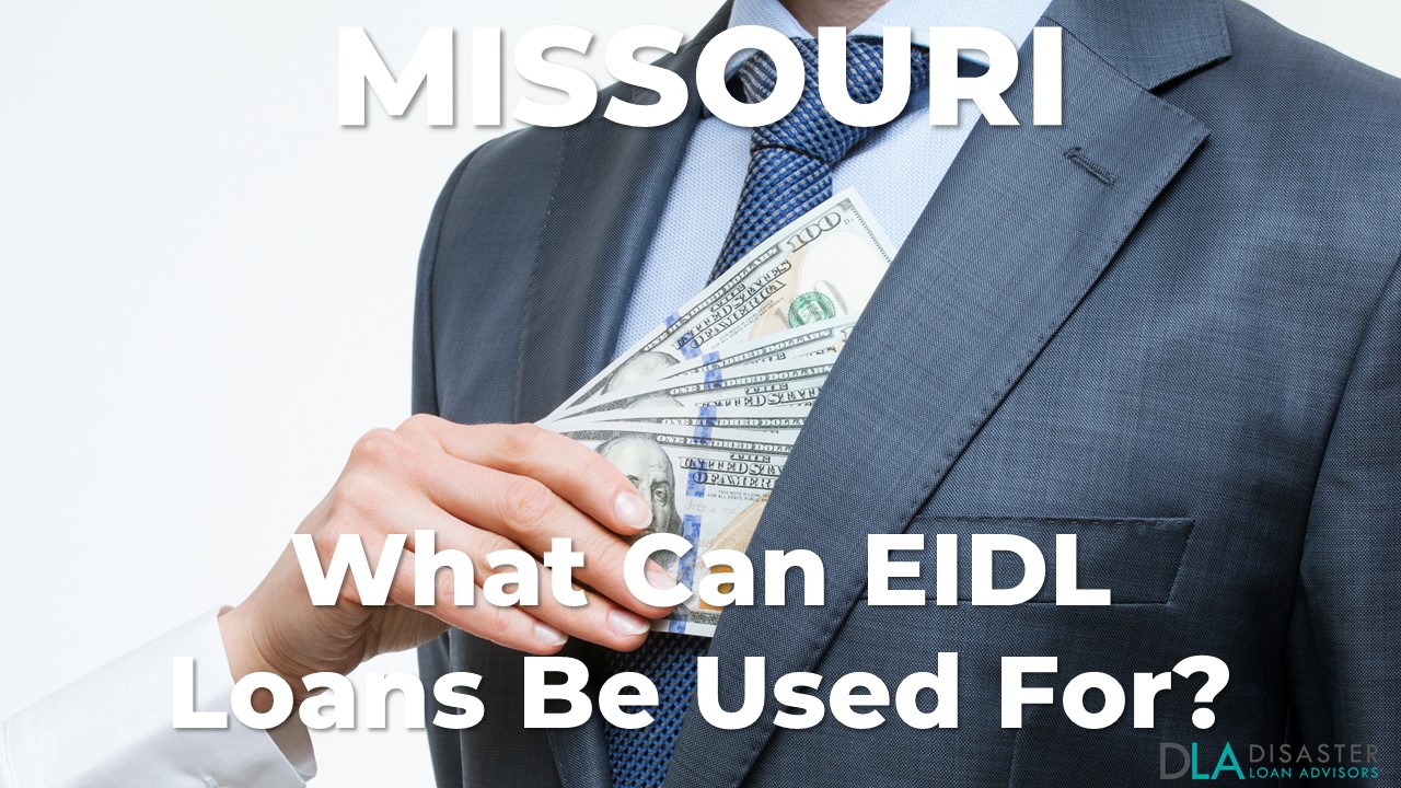 Missouri EIDL Loan Be Used For