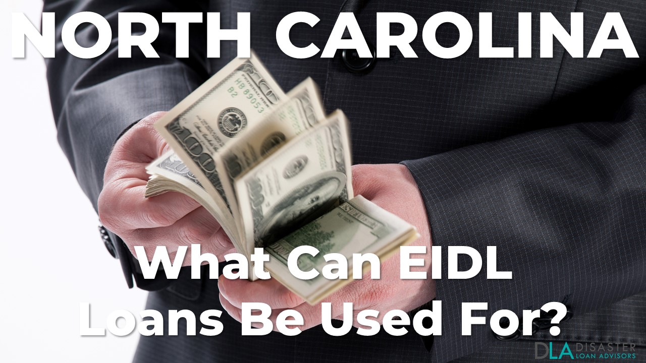 North Carolina EIDL Loan Be Used For