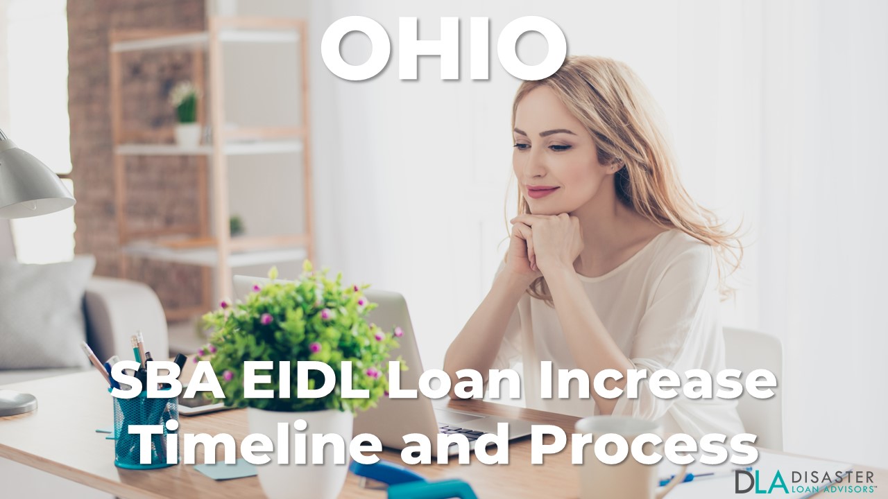 Ohio SBA EIDL Loan Increase Timeline and Process