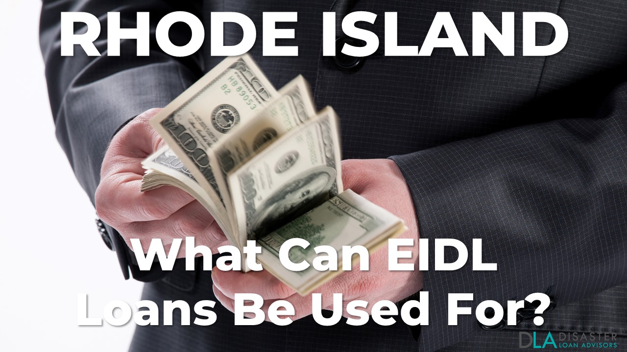 Rhode Island EIDL Loan Be Used For