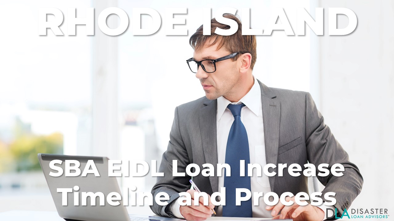 Rhode Island SBA EIDL Loan Increase Timeline and Process