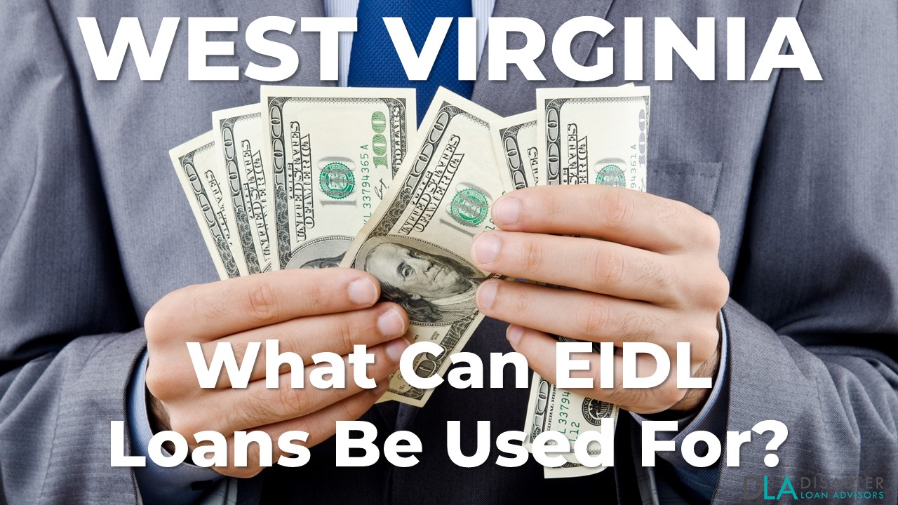West Virginia EIDL Loan Be Used For