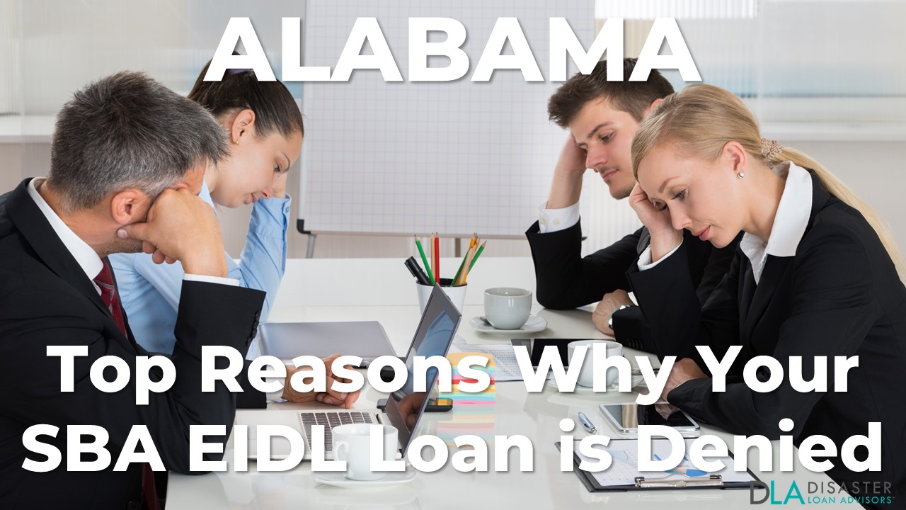 Why your Alabama SBA EIDL Loan Was Denied