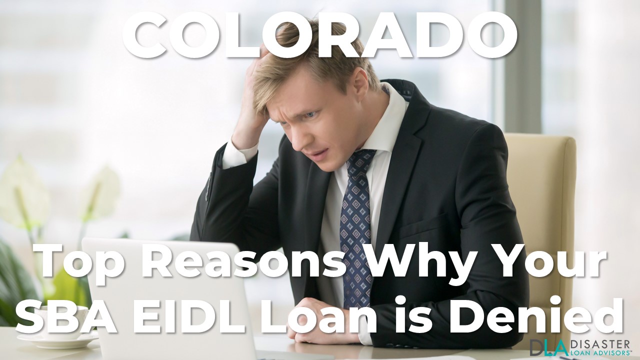 Why your Colorado SBA EIDL Loan Was Denied