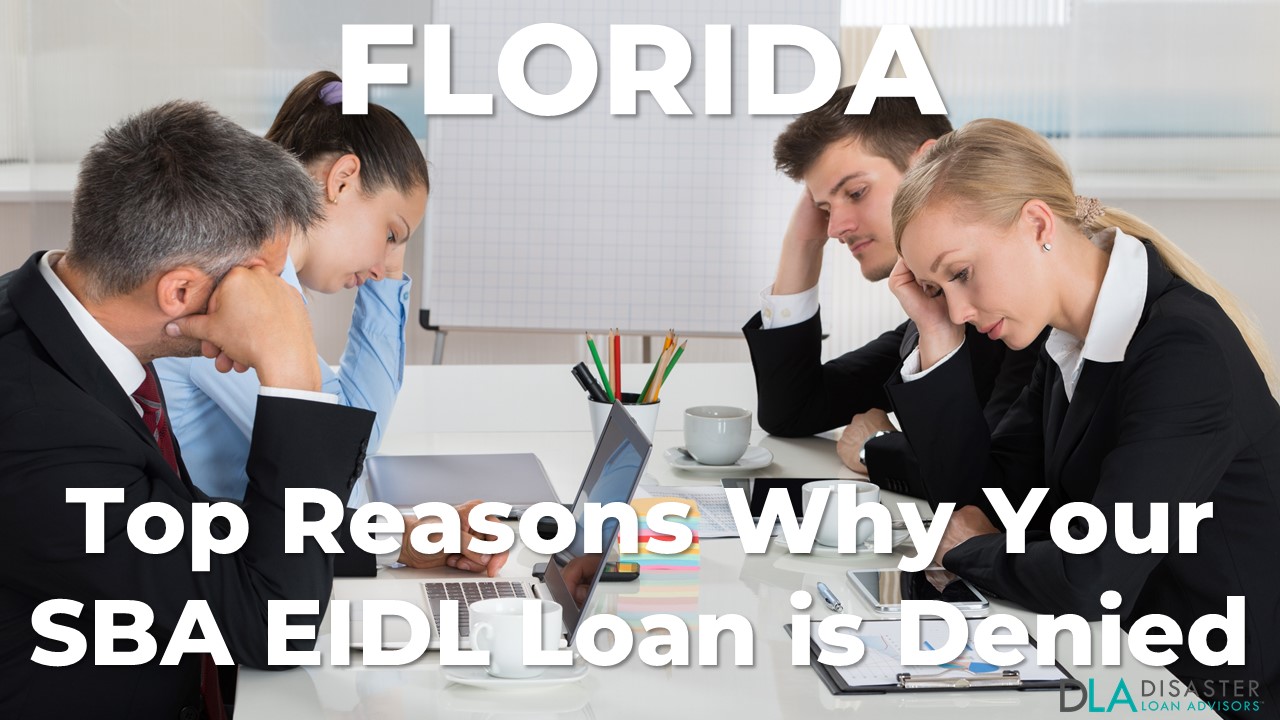Why your Florida SBA EIDL Loan Was Denied
