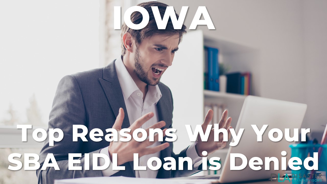 Why your Iowa SBA EIDL Loan Was Denied