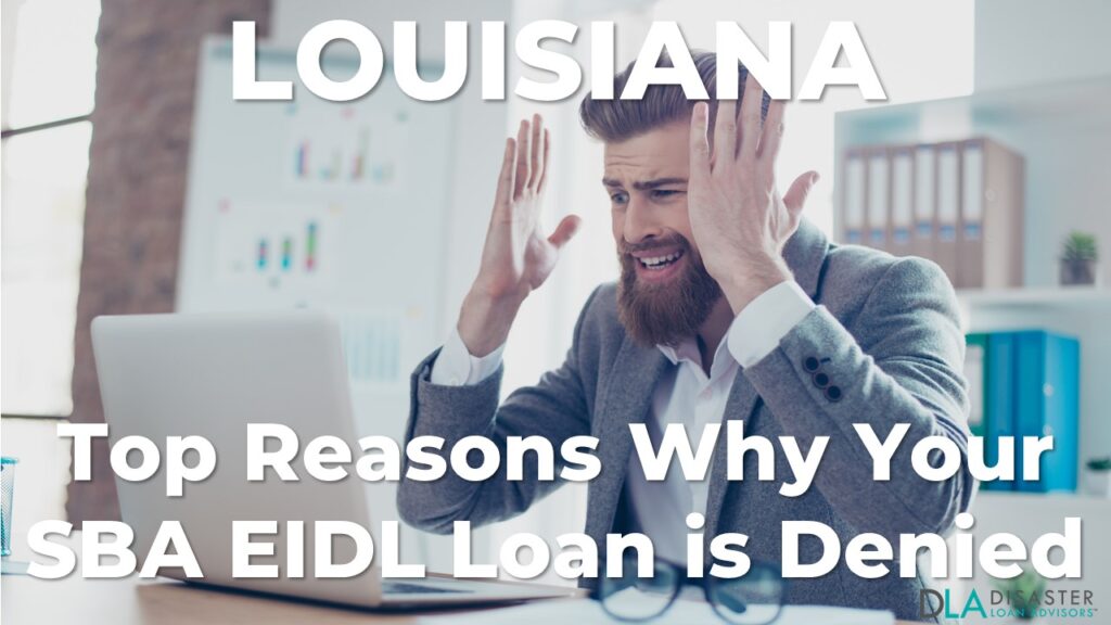 Why your Louisiana SBA EIDL Loan Was Denied