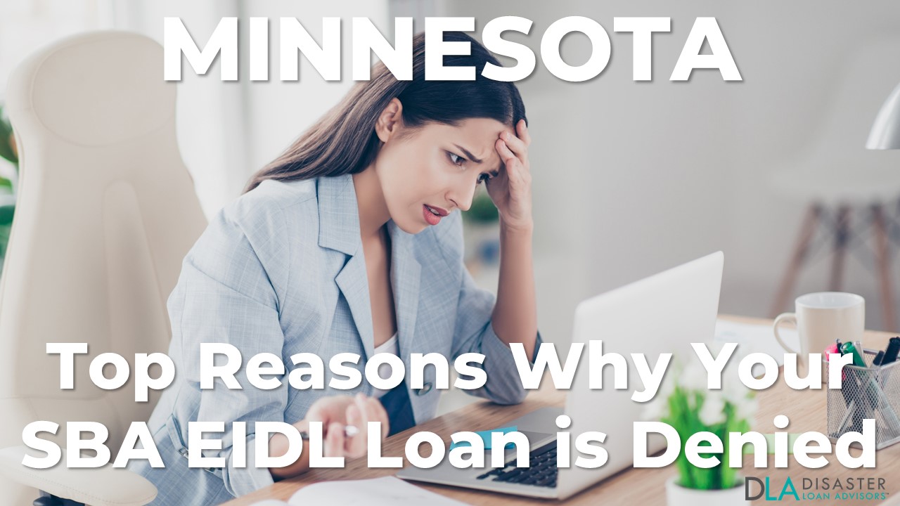 Why your Minnesota SBA EIDL Loan Was Denied