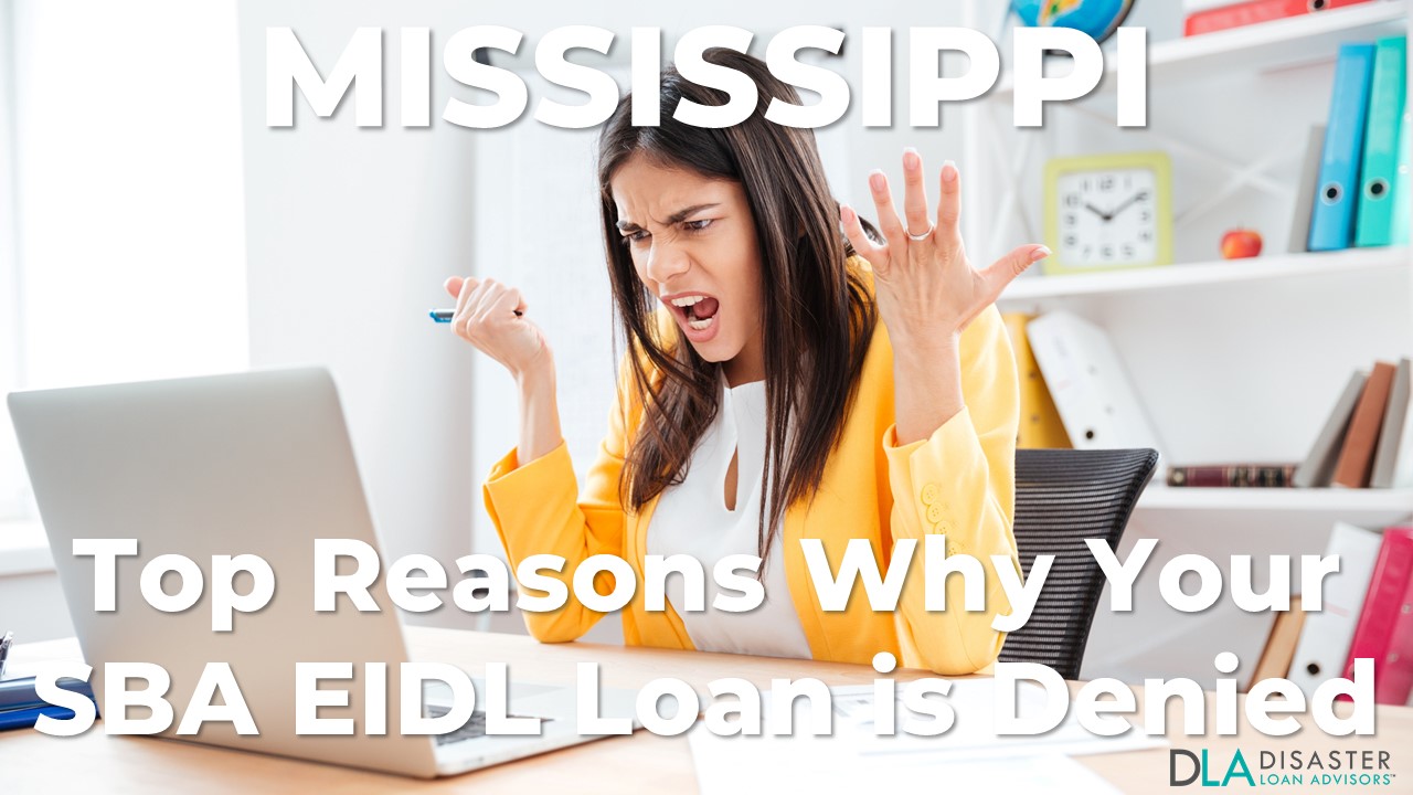 Why your Mississippi SBA EIDL Loan Was Denied