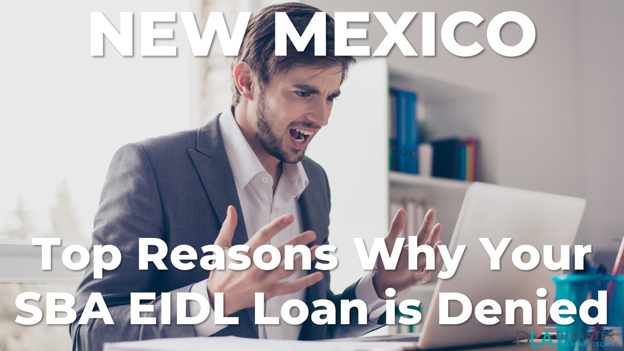 Why your New Mexico SBA EIDL Loan Was Denied